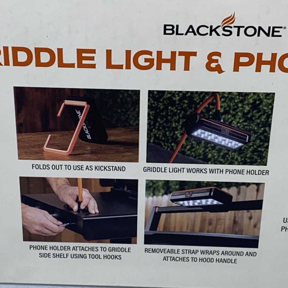 Blackstone Griddle LED Light & Phone Holder Silicone Accessory Kit Rechargeable - Picture 4 of 5